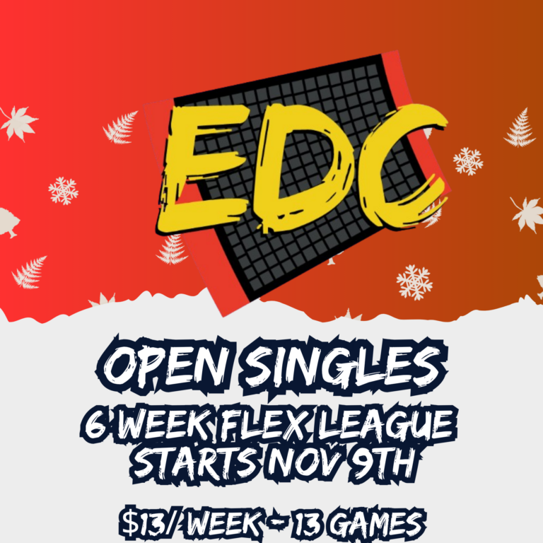 Winter 2026 Open Singles Flex League